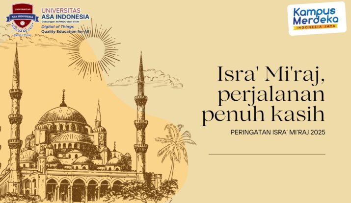 Mahasiswa Universitas ASA Indonesia memperingati Isra Mi’raj 1446 H